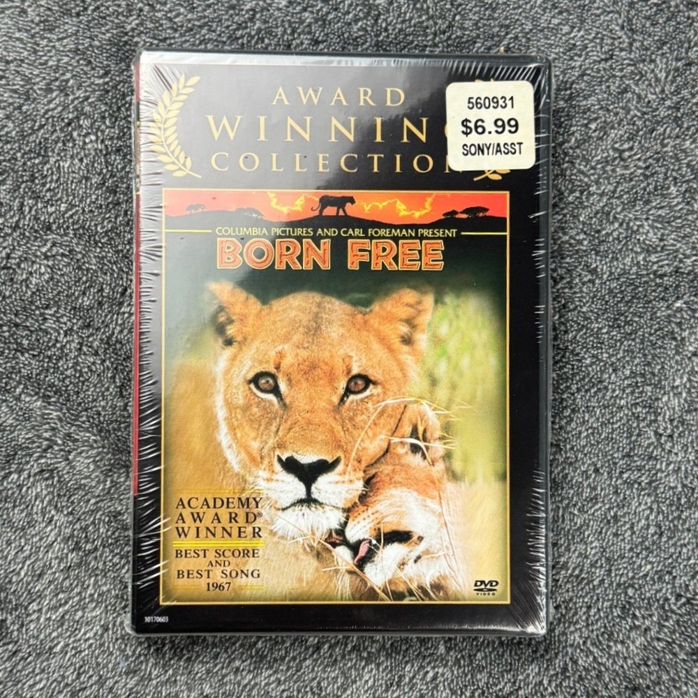 Born Free DVD Academy Award Winner Award Winning Collection New Sealed Lions